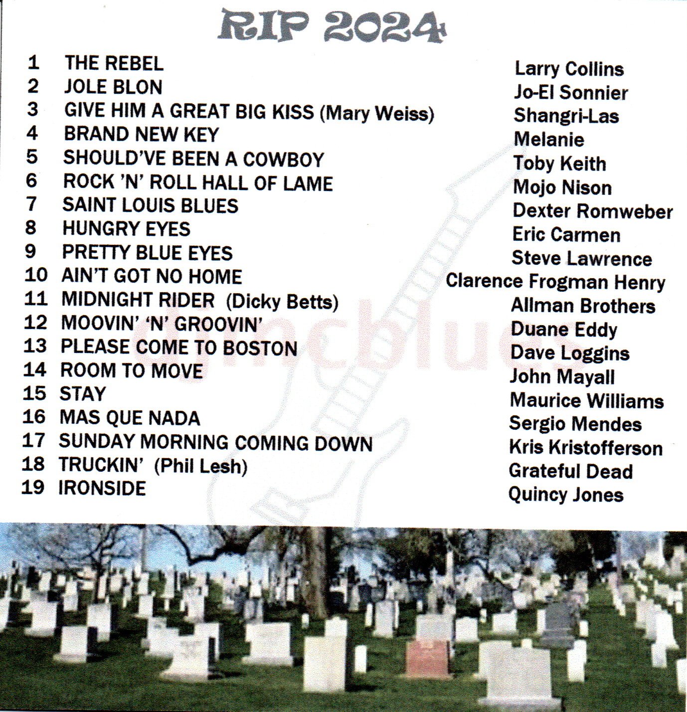 R.I.P. 2024 – DJMCBLUES2 MUSIC