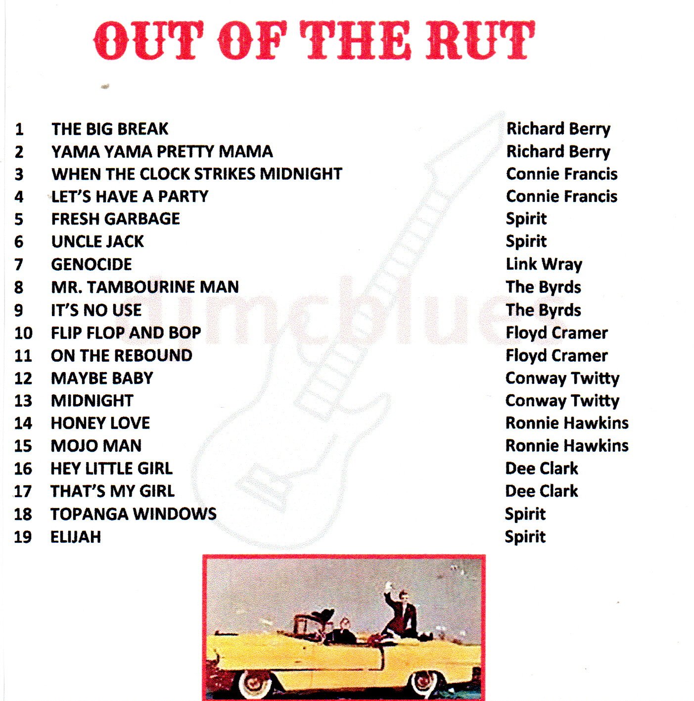 OUT OF THE RUT – DJMCBLUES2 MUSIC